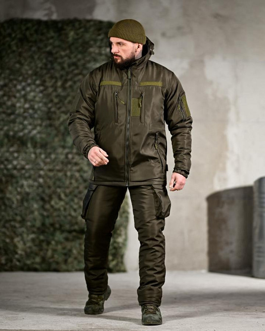 Зимовий тактичний костюм NORTHERN олива ТР6586 Одеса - фото 14