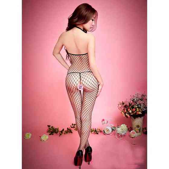 Сексуальный БодиСтокинг Сетка - Чёрный - S/M/L – Эротическое бельё Винница