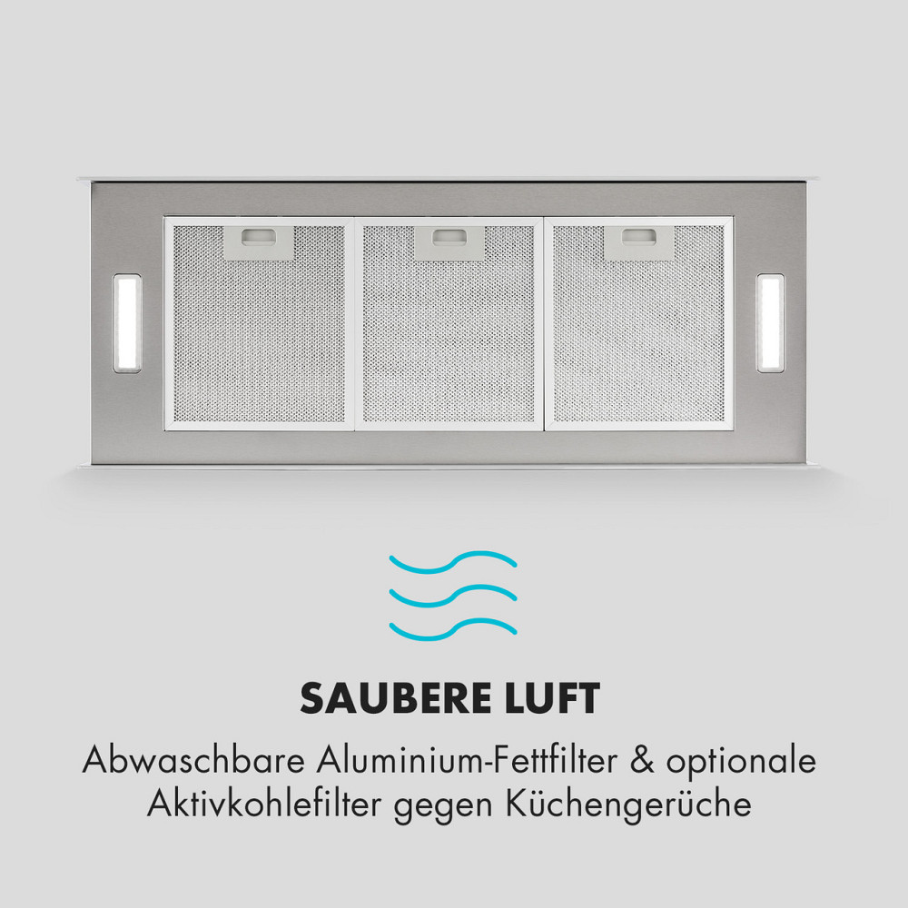Люстра XL островная вытяжка 90 см циркулирующий воздух 590 м³/ч LED сенсорный белый белый (Германия, читать Ровно - изображение 4