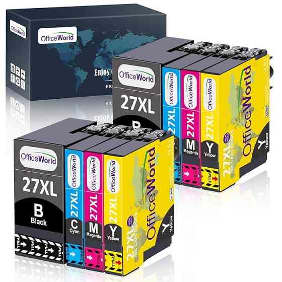 Упаковка картриджів Office World 27XL для Epson Workforce WF-3620 WF-3640 WF-7610 WF-7710 WF-7720 WF Дніпро