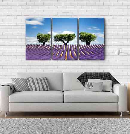 Модульна картина Природа Лаванда Art-46_3А Київ