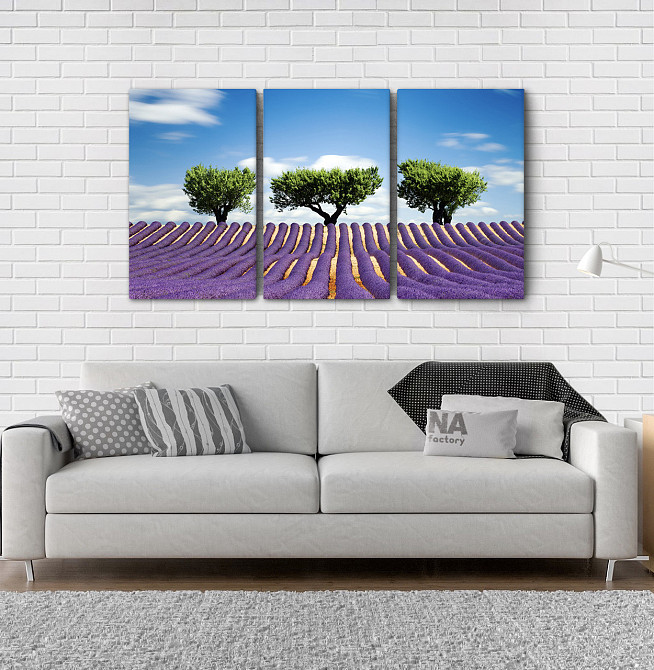 Модульна картина Природа Лаванда Art-46_3А Київ - фото 2