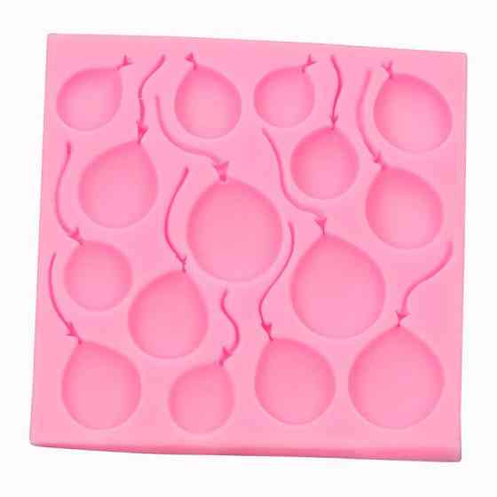 Молд силиконовый Шарики 96 на 96 мм розовый Киев