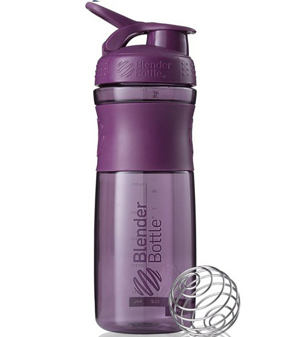Шейкер спортивний (пляшка) BlenderBottle SportMixer Flip 28oz/820ml Plum Луцьк - фото 2