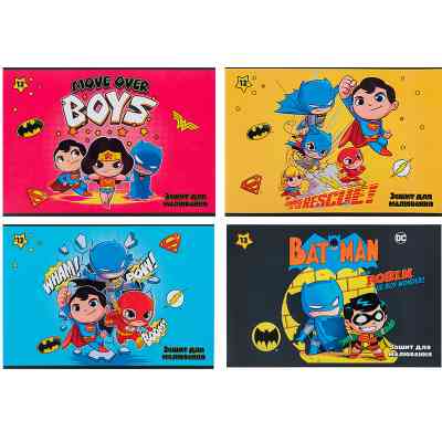 Альбом для рисования Kite DC Comics, 12 листов (DC24-241) Винница