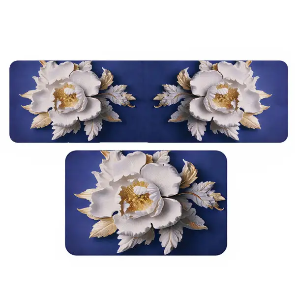 Набор диатомитовых 3D ковриков для ванной комнаты 2 шт 38×58/38×118 см HP-42-48 Киев - изображение 1