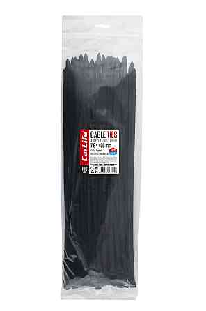 Хомути пластикові чорні 7,6x400мм, 100шт Киев