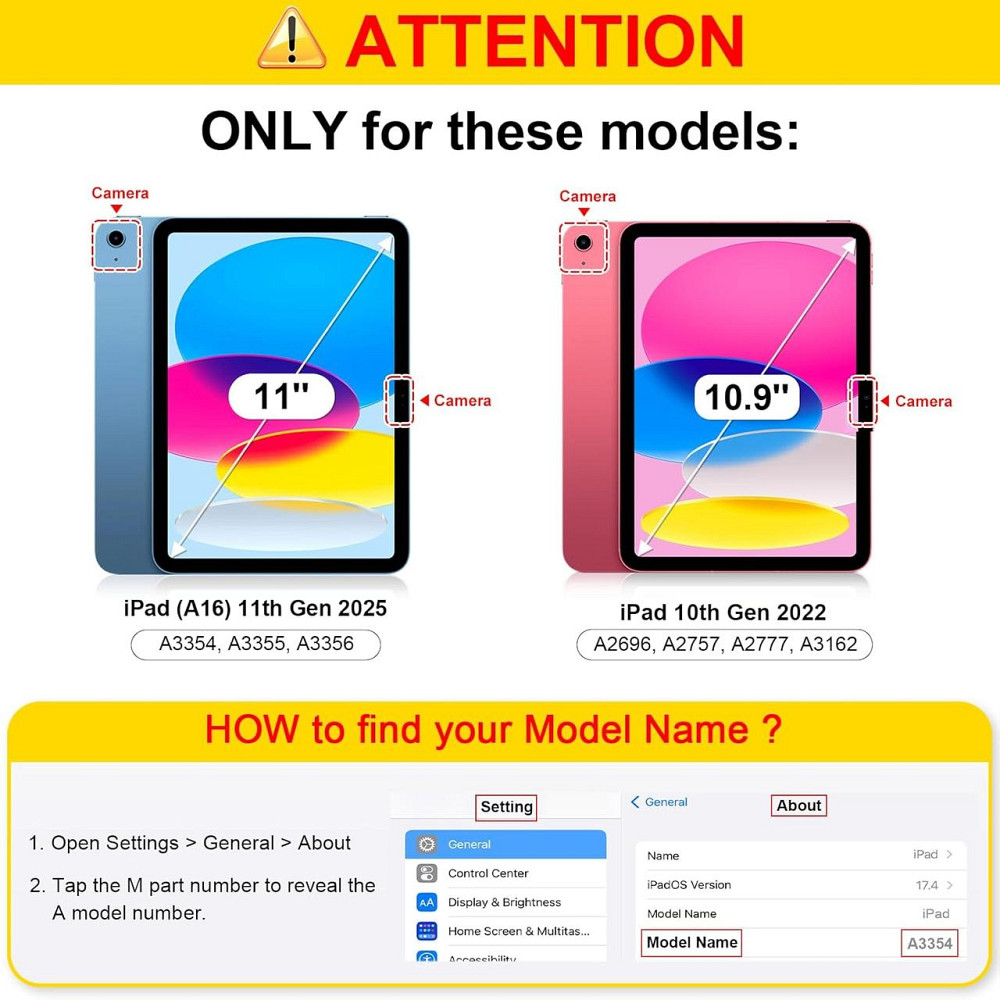 Клавиатурный чехол FINTIE для iPad 11