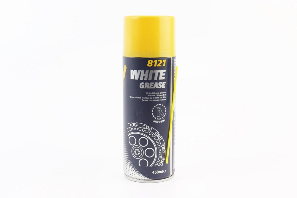 Мастило багатофункціональне літієве "WHITE GREASE", Аерозоль 450ml Бершадь - изображение 1