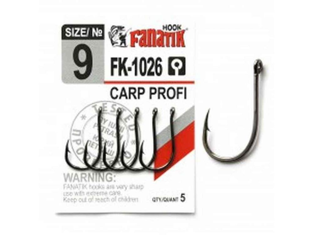 Гачок CARP PROFI №9 5шт/уп. арт.FK-1026 ТМ FANATIK Київ - фото 1
