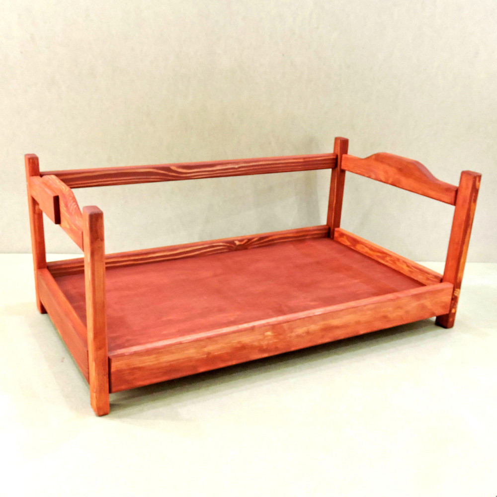 Лежак дерев'яний для собаки "Рамзай 105х60" корал Миколаїв - фото 5