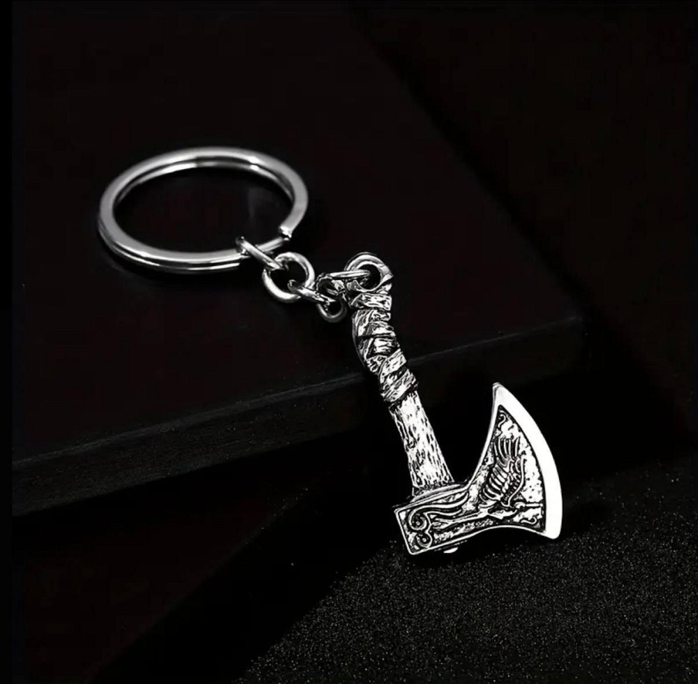 Брелок сокира вікінгів – скандинавський оберіг, метал Київ - фото 1