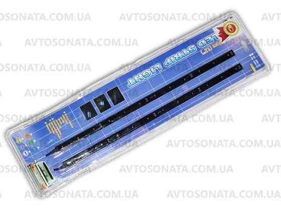 Підсвічування салону 90101R-32 12LEDх32см в прикурив/звук.сенсор/червоний (пара) Вінниця