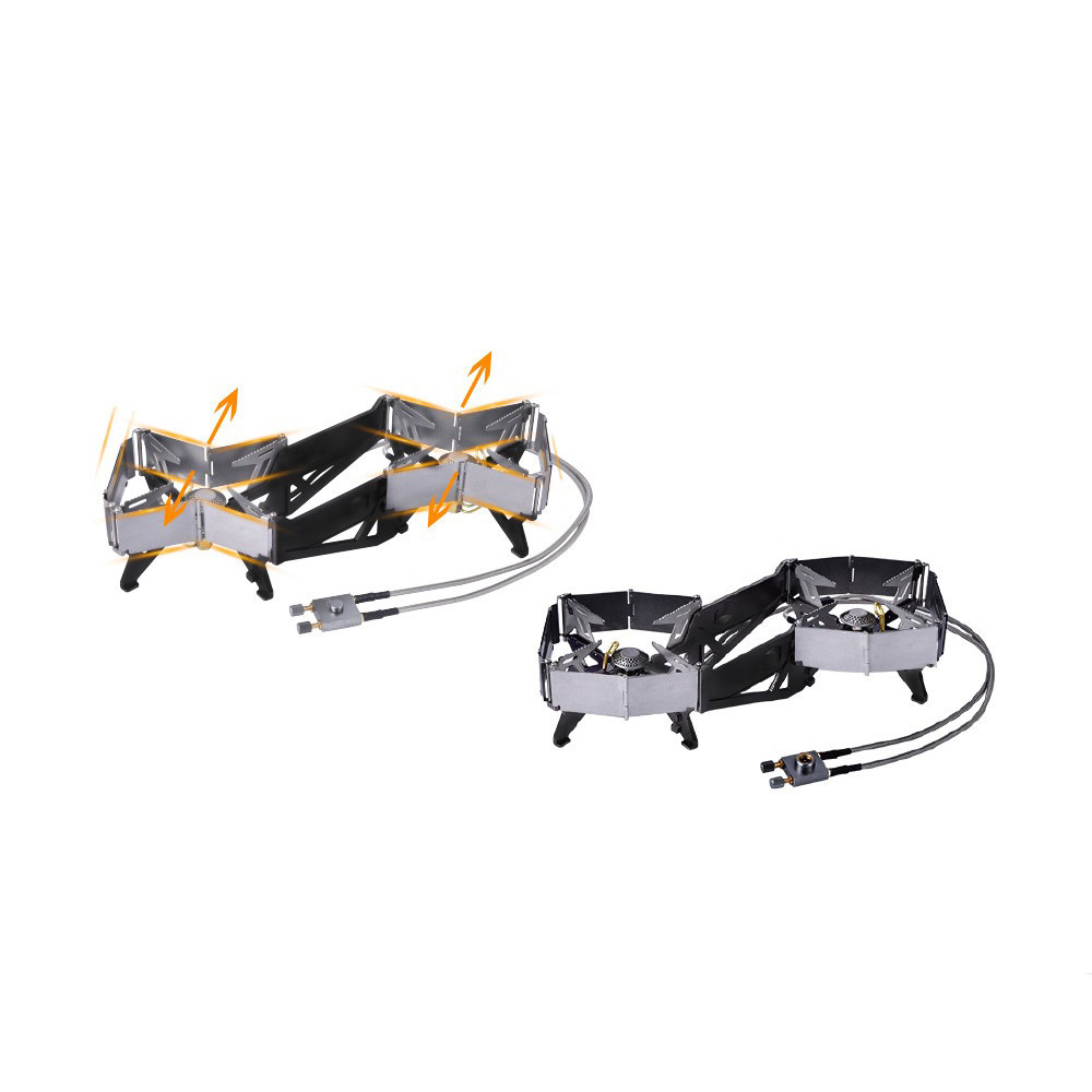 Газовий пальник BRS-32 1940 Вт із 2 конфорками Київ - фото 5