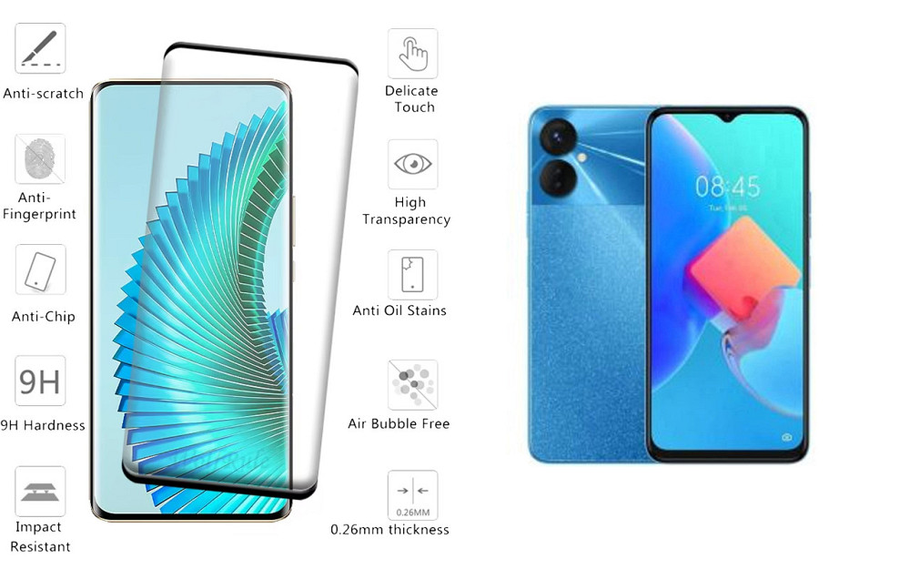 Захисне скло HyperGlass Pro для Tecno Spark 9 Pro (KH7n)  – максимальна чутливість та захист Київ - фото 2
