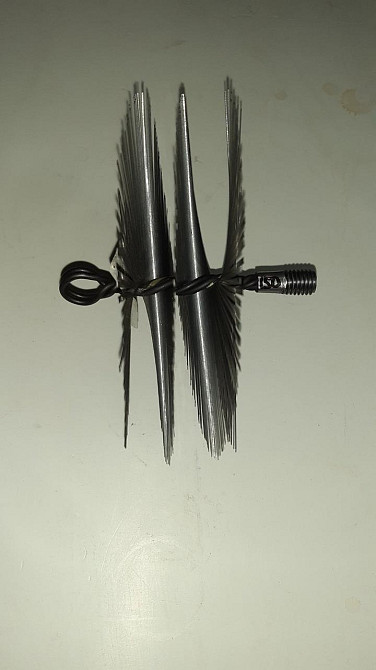 Йоржик для чистки комину зі стальних пластинок діаметром 100 мм Киев - изображение 5