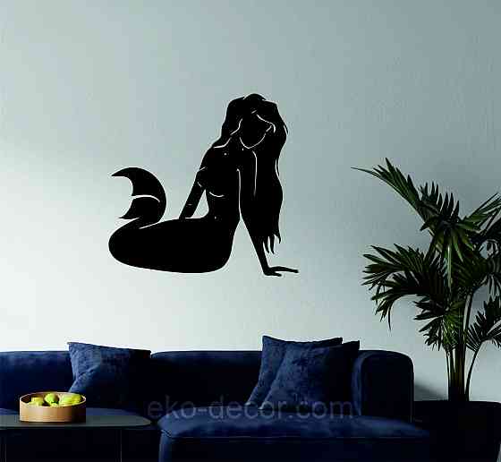 Декоративне настінне 3D Панно «Русалонька» Декор на стіну з об'ємом Київ