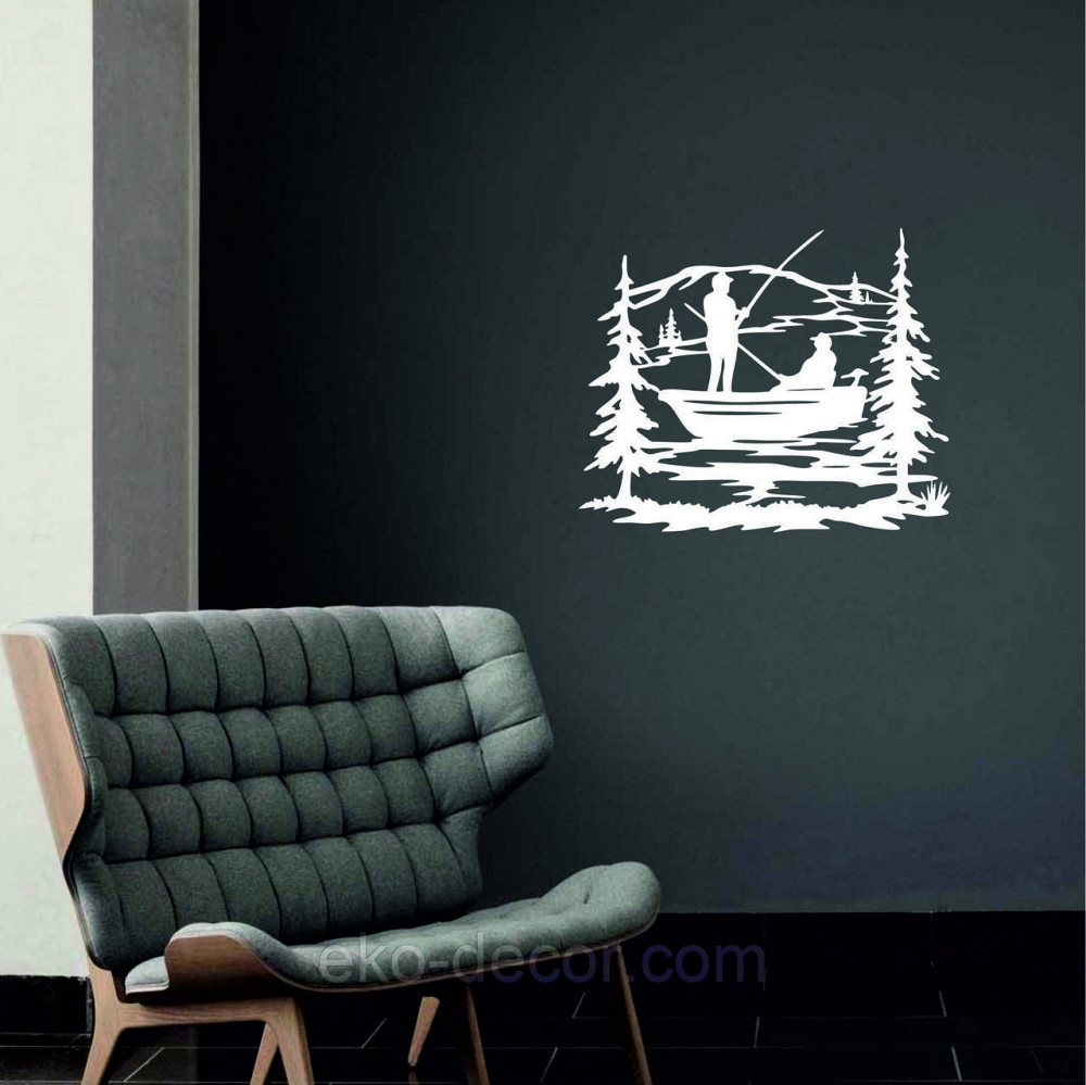 Декоративне настінне Панно «Рибалка», Декор на стіну Київ - фото 2