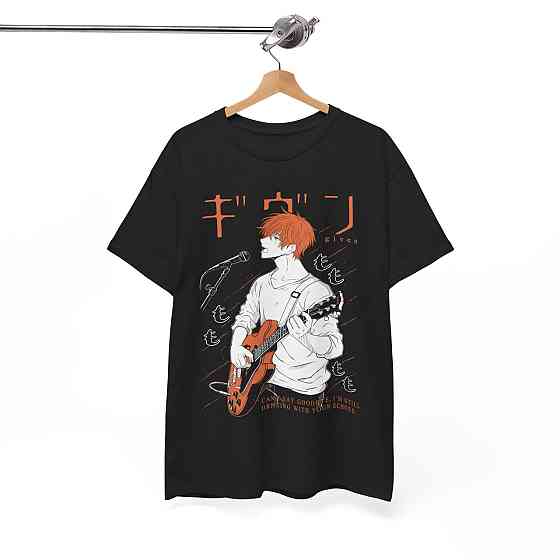 Футболка з аніме принтом Гівен Аніме Сато Мафуйу оверсайз (S/M/L) Чорний AnimeJ0215 Дніпро