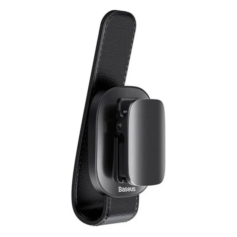 Автотримач для окулярів Baseus Platinum Eyewear Clip ACYJN-B01 на сонцезахисний козирок (Чорний) Николаев - изображение 3