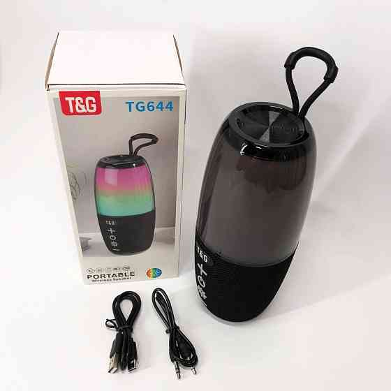 Бездротова акустика портативна потужна TG644, Портативна блютус колонка, Блютуз колонка HZ-775 з радіо Київ