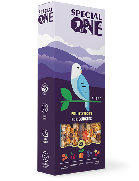 Лакомство для птицы Спешиал Ван Special One «Фруктовые» палочки для волнистых попугаев 90 г Винница - изображение 1