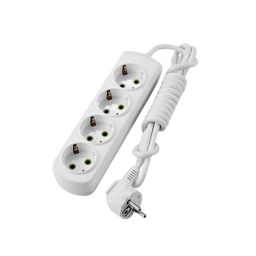 Подовжувач із заземленням 4 розетки 3м Letitia Лезард Житомир - фото 1