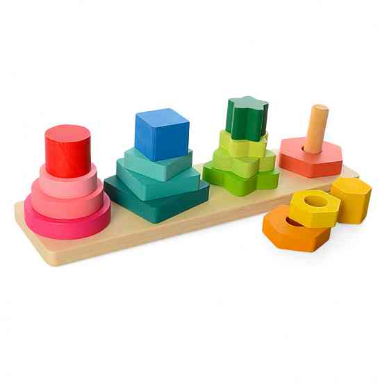 Розвиваючий набір Геометрика MD 1216 дерев'яний Вінниця