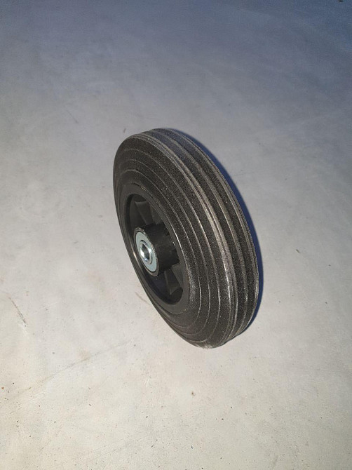 Колесо для тачки 8х2 Колеса к садовой тачке Колесо для тележки Колесо цельнолитое Белая Церковь - изображение 2