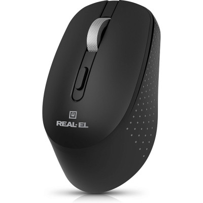 Мышка REAL-EL RM-380W Wireless Black (EL123200057) Винница - изображение 12