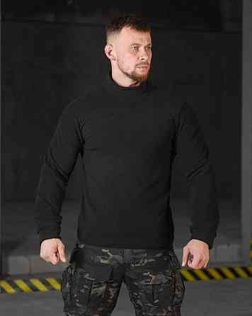 Гольф флисовый черный ВТ4789 Одесса