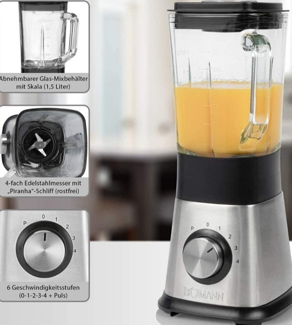 Блендер Bomann ( колба) UM1374CB. Харків - фото 2