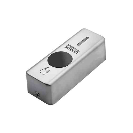 Кнопка выхода бесконтактная металлическая уличная накладная SEVEN K-7497NDW Киев