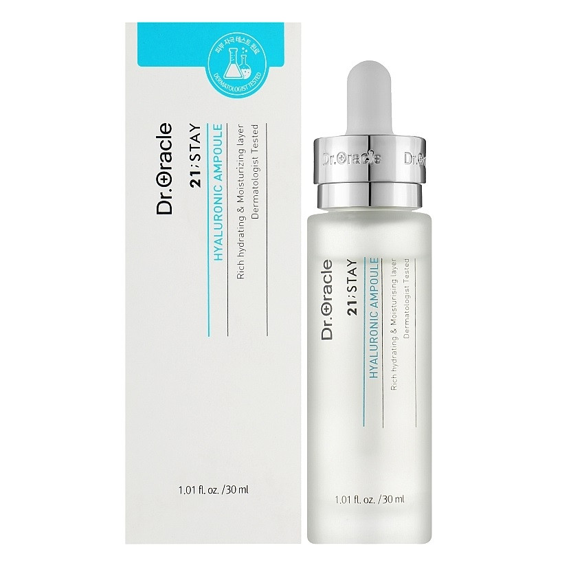 Увлажняющая сыворотка с гиалуроновой кислотой 21 Stay Hyaluronic Ampoule Dr. Oracle 30 мл Киев - изображение 2