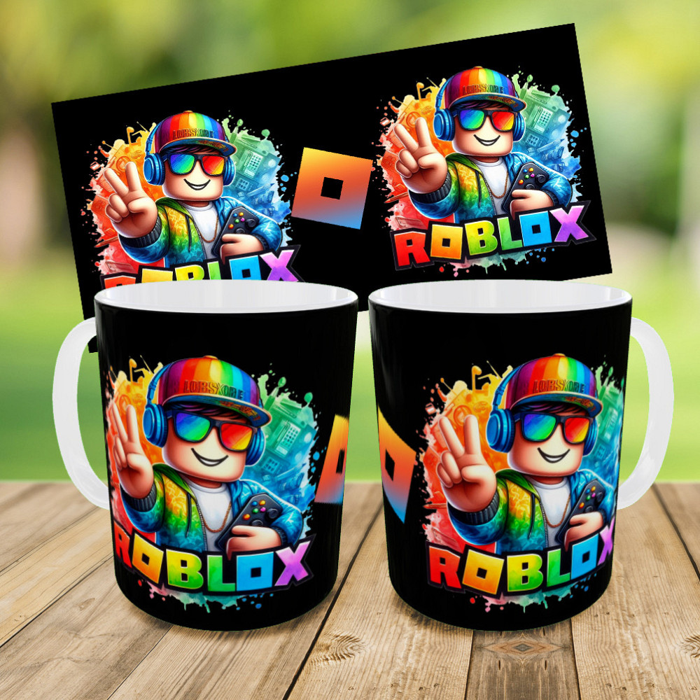 Дитячий набір Roblox сумка-бананка + керамічна кружка з принтом (5664) Київ - фото 4