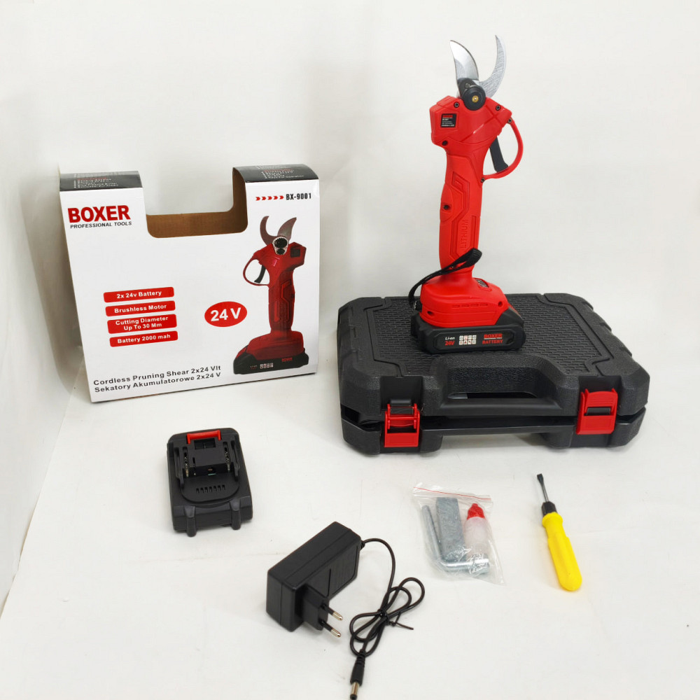 Секатор аккумуляторный Boxer BX-9001 2 АКБ 24В AU-33 Львов - изображение 5