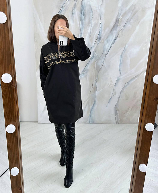 Жіноча сукня з леопардовими вставками тіар Одеса - фото 5