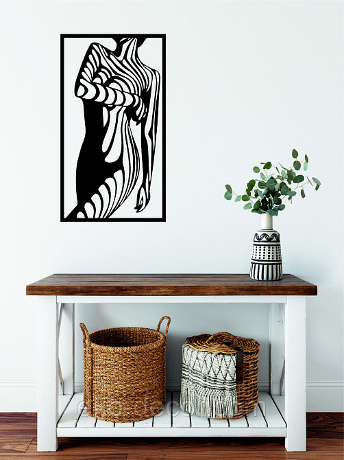 Декоративне настінне Панно «Силует жінки», Декор на стіну Київ - фото 7