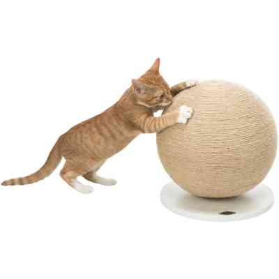 Дряпка (когтеточка) для котов Trixie Шар 29х31 см бежевый (4047974437216) Винница