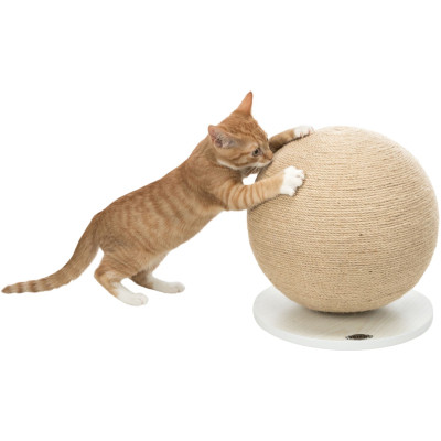 Дряпка (когтеточка) для котов Trixie Шар 29х31 см бежевый (4047974437216) Винница - изображение 3