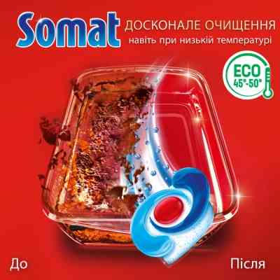 Таблетки для посудомоечных машин Somat Excellence 60 шт. (9000101808087) Винница