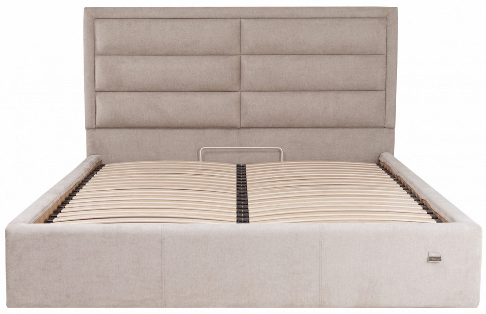 Ліжко Orlando Comfort 140 х 200 см Місті Mocco З підйомним механізмом та нішою для білизни Мокко Дніпро - фото 15
