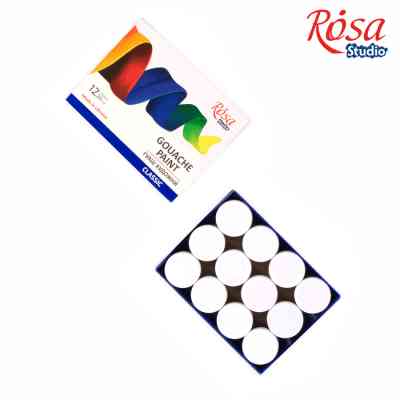 Гуашевые краски Rosa Studio Classic 12 цветов по 20 мл (4823098527039) Винница