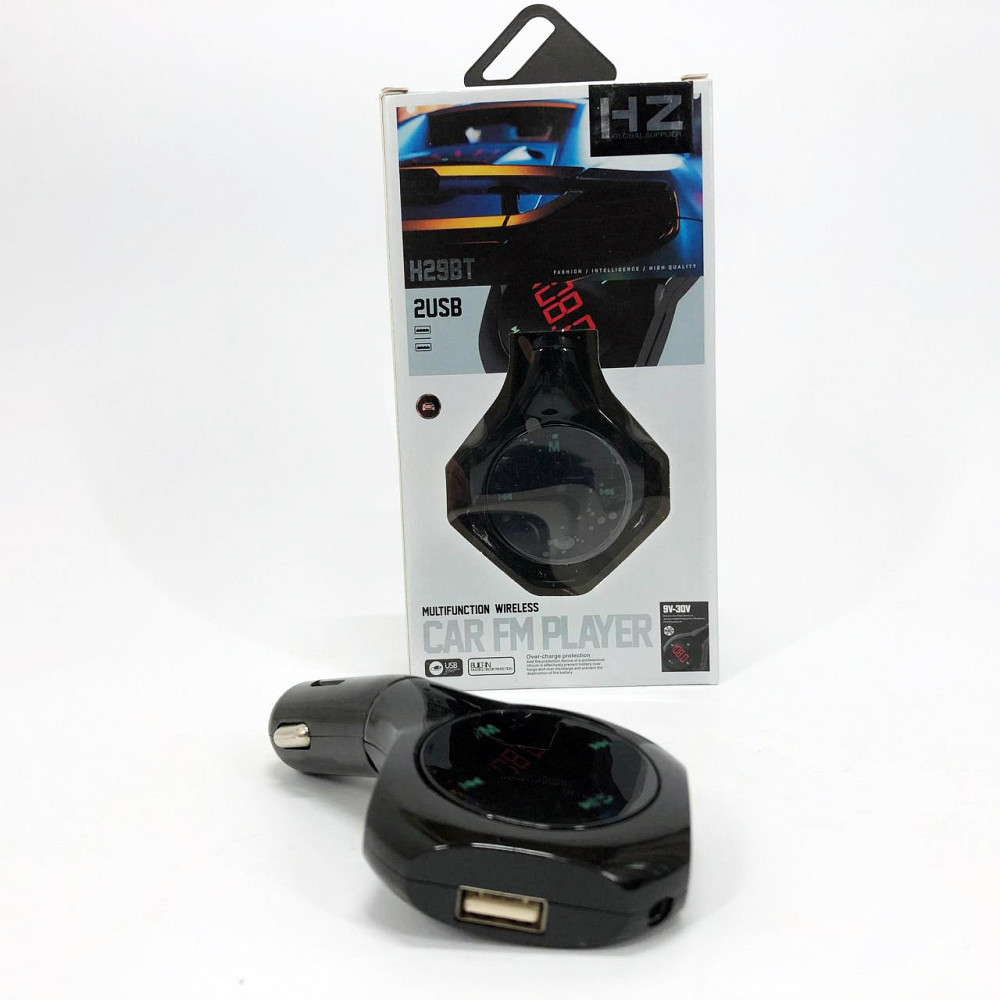 Фм трансмиттер для авто с блютуз H29 BT, Трансмиттер в прикуриватель, Трасмиттер GI-122 для автомобиля Киев - изображение 2