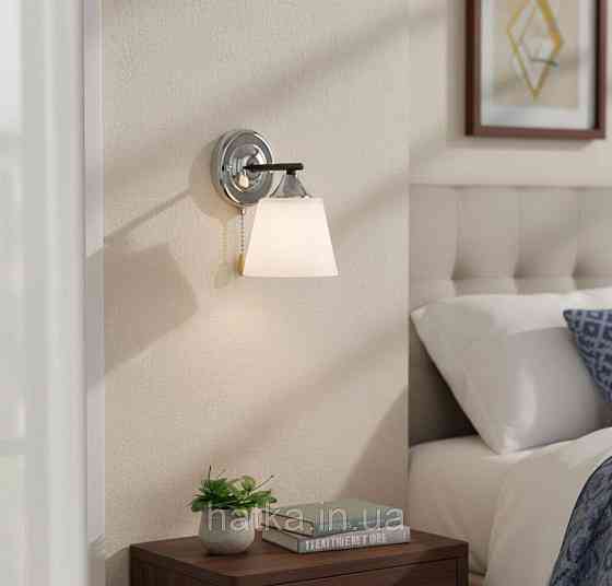 Бра настенное на 1 плафон VALESO K2311/1W, черный/хром (E27) Киев