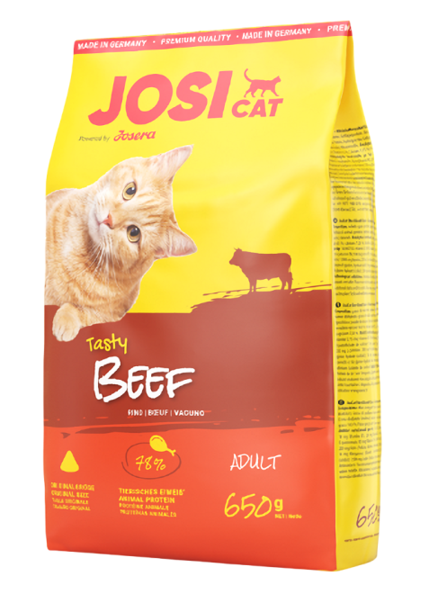 Сухой корм Josera JosiCat Beef Adult полнорационный корм для взрослых кошек со вкусом говядины, 650 г Винница - изображение 1