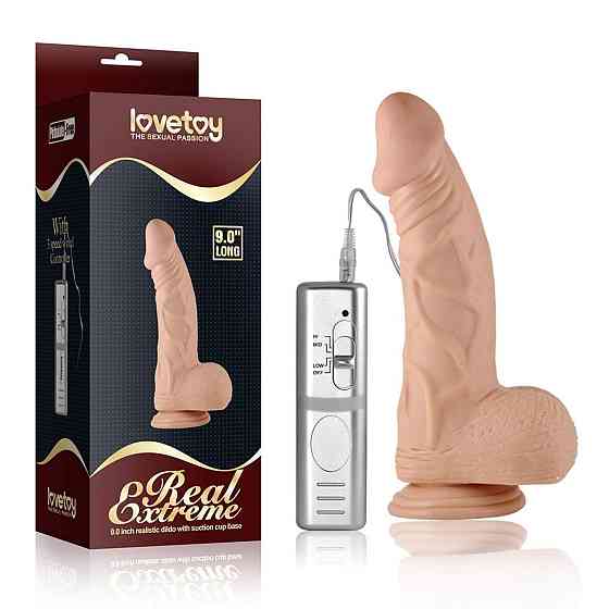 Вібратор на присосці 9 Real Extreme Sex Aura Київ