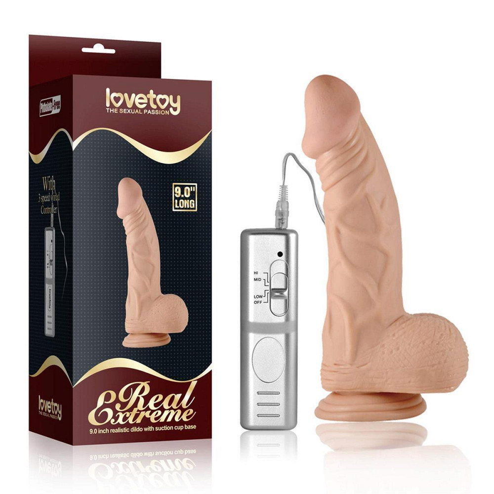 Вібратор на присосці 9 Real Extreme Sex Aura Київ - фото 1