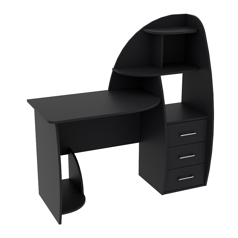 Стол письменный СКП-2 №10, Антрацит, 1300/550/1300 Львов - изображение 1