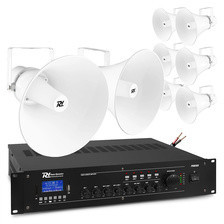 Колонка  Zestaw głośników tubowych 8 x HSR30 z wzmacniaczem Київ - фото 1